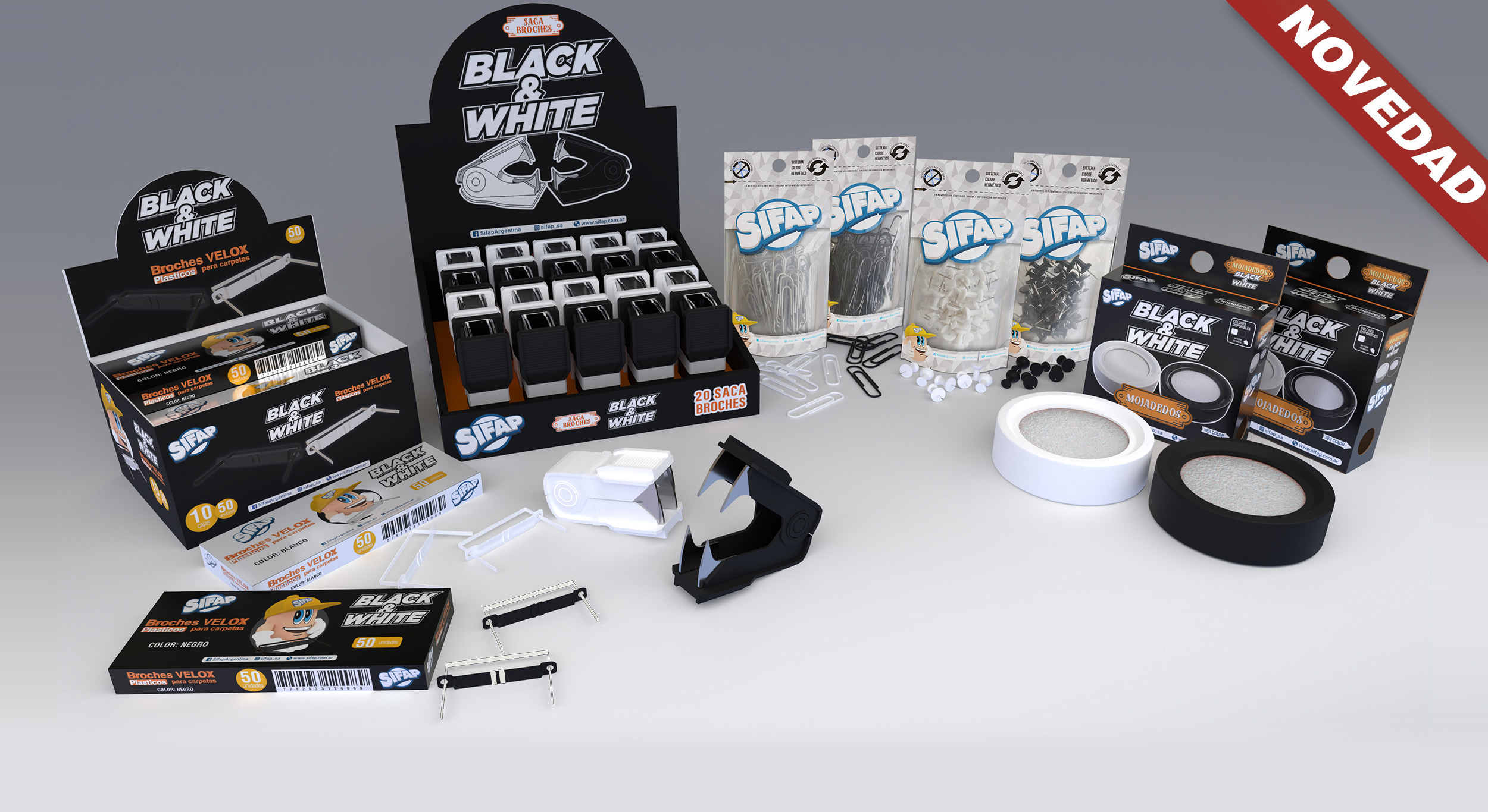 Black & White - Nuevos productos full Blanco y Negro