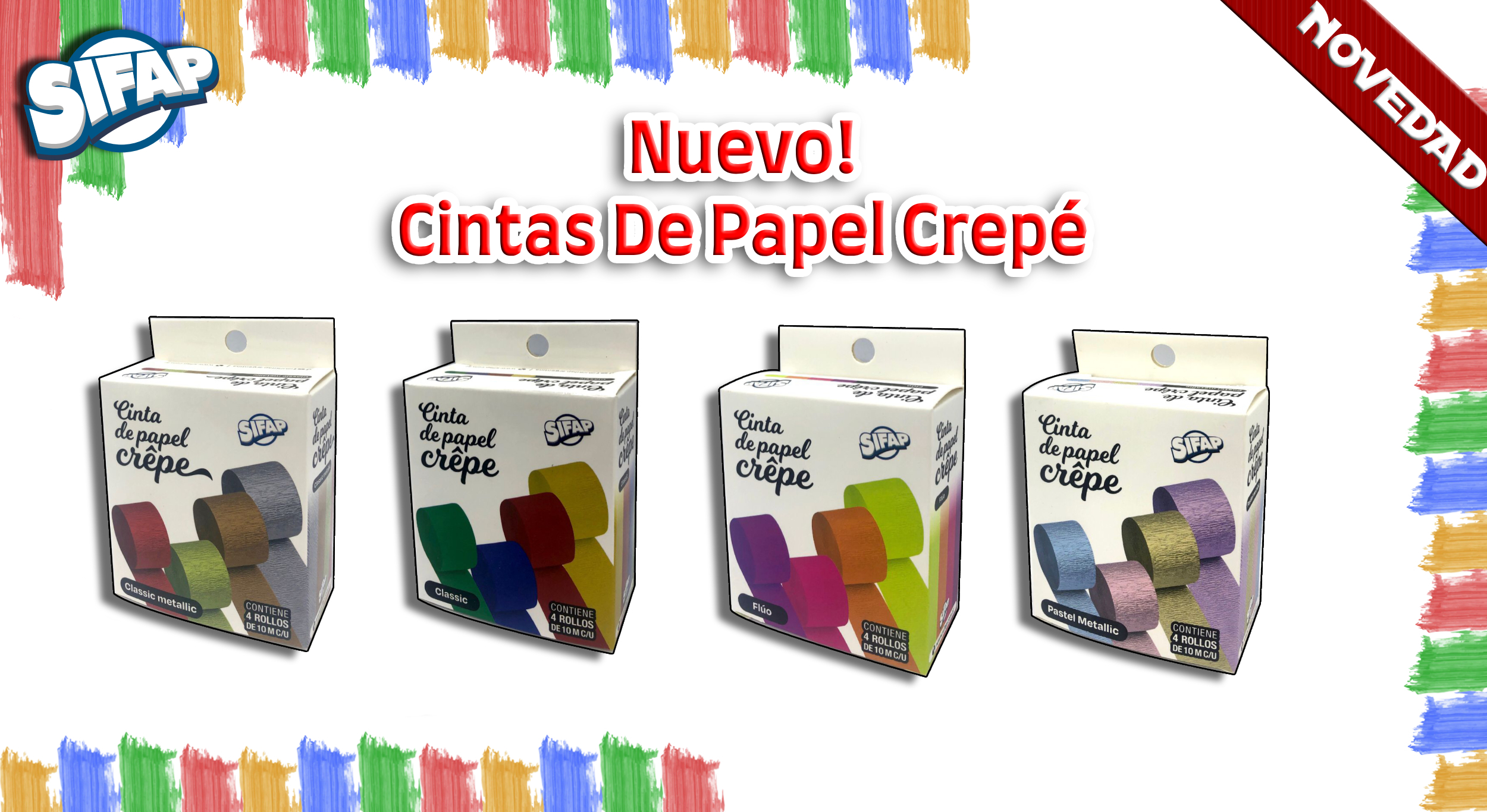 Cintas de Papel Crepe