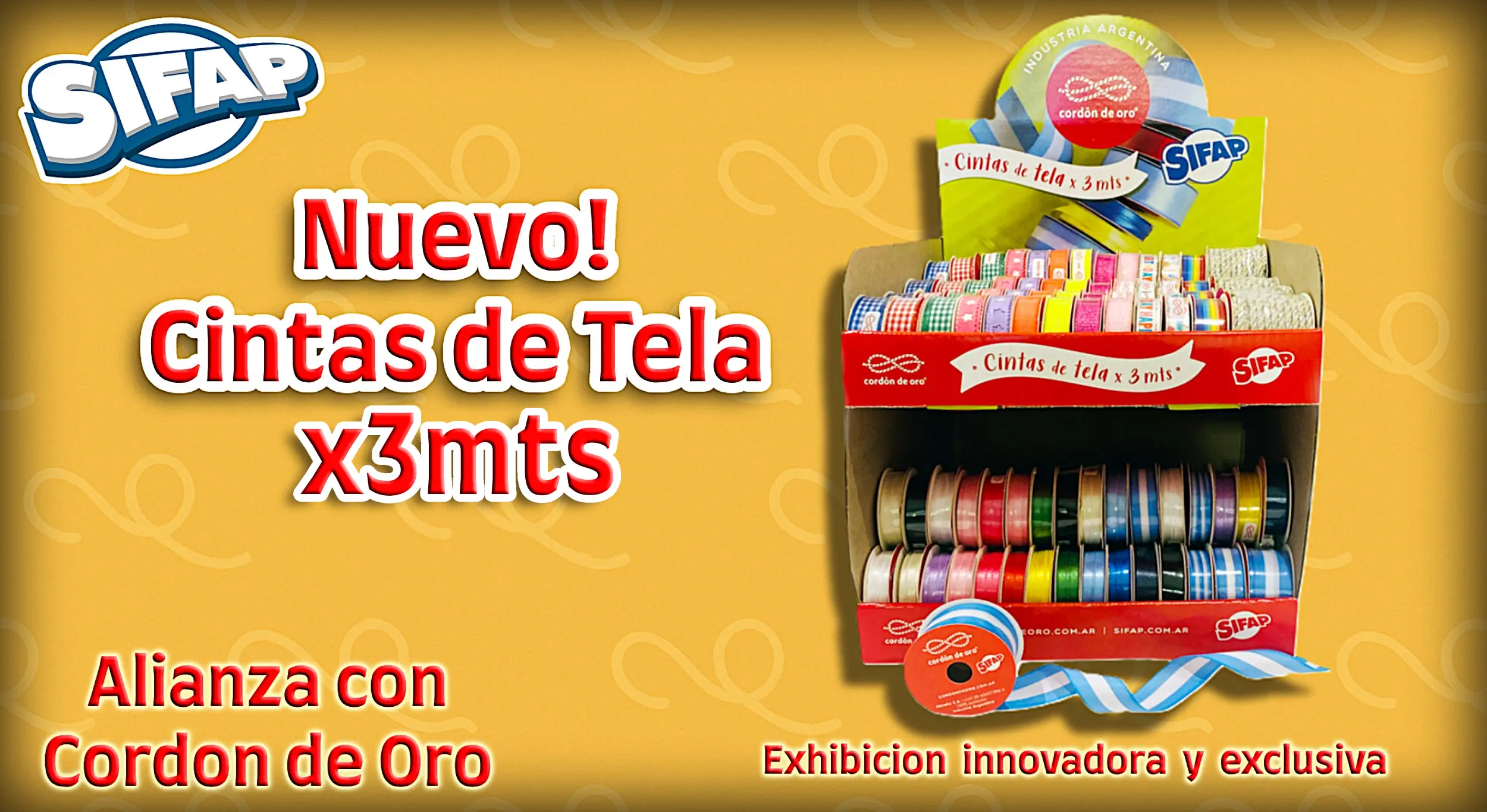 Cintas de Tela x 3mts