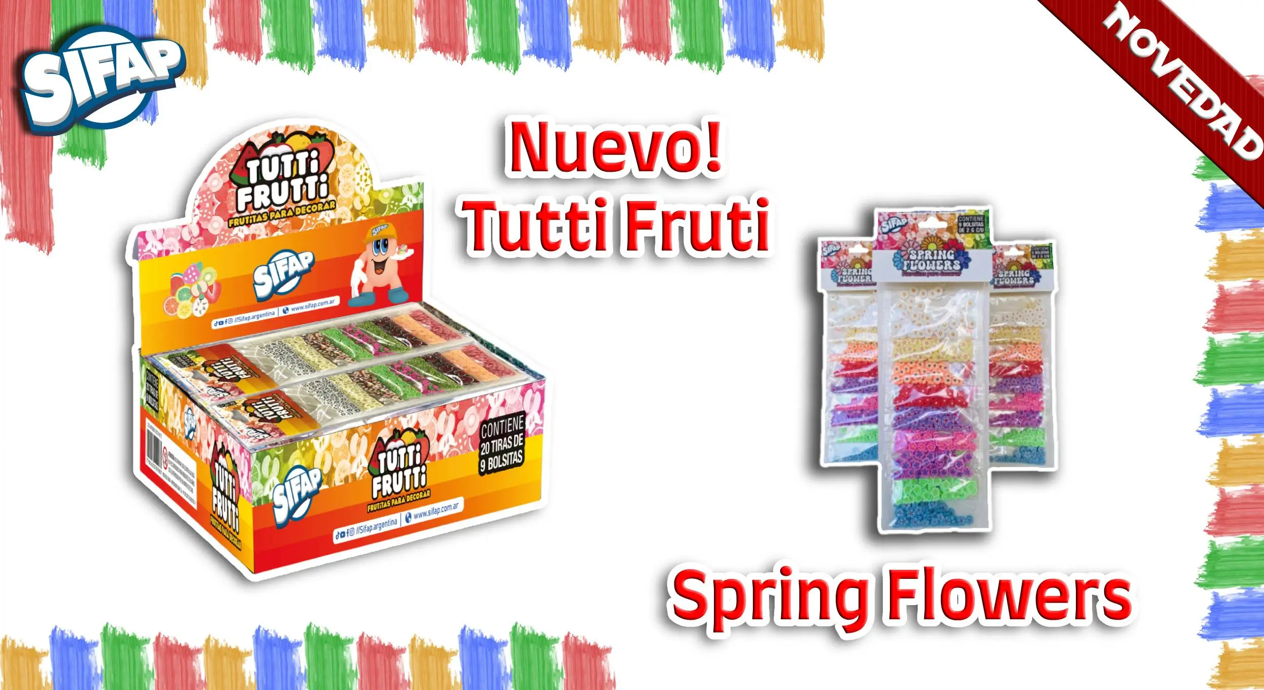 Pegatinas Tutti Fruti & Spring Flower