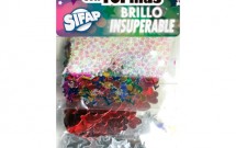 Brillantina con formas brillo insuperable  x5