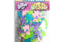 Brillantina con formas baby x5