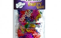 Brillantina con formas party time