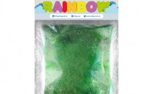 Brillantina gibre rainbow verde