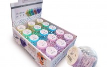 Clips pastel forrados n6 x 60 u (potes) 