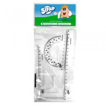 Set geometrico x 3 uds.