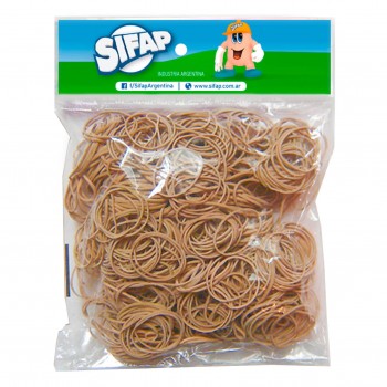 Bandas elasticas natural 500g