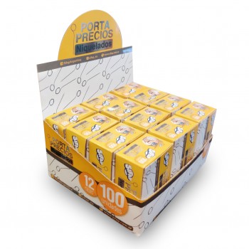 Portaprecios en cajita