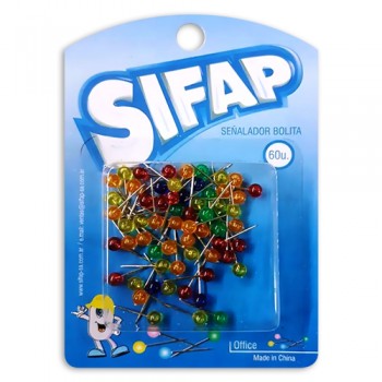 Señalador bolita chico x 60u. (blister)