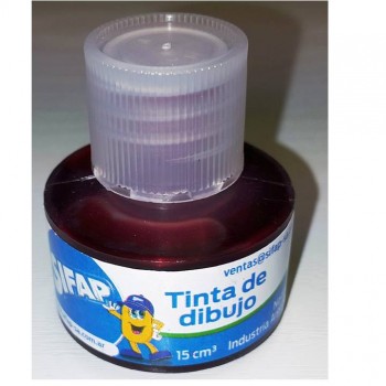 Tinta de dibujo color carmin de 15cc
