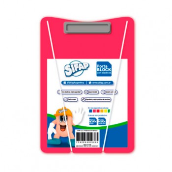 Placa porta block ergonomica a4