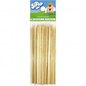 Palitos p/ brochete (bambu) 15 cm