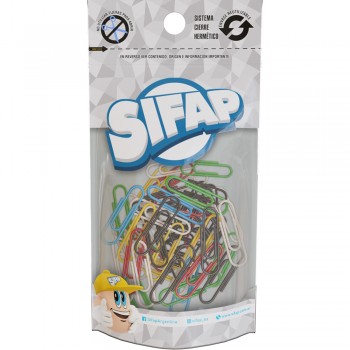 Clips forrados n4 x 100u.  (doypack)