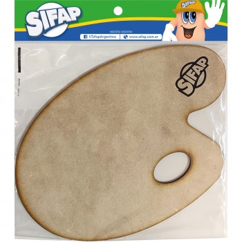 Paleta artistica mezclador mdf