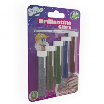 Brillantina glitter - tubos surtido x 5u