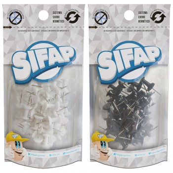 Señalador galera x 50u (doypack) black & white