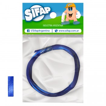 Cinta de raso fino azul francia