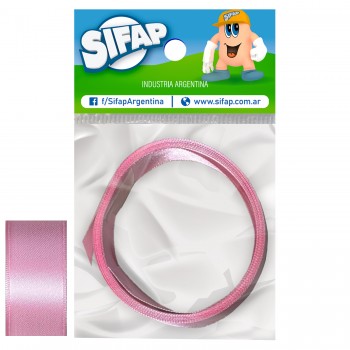 Cinta de raso ancho rosa dior