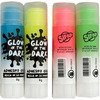 Adhesivo en barra glow in the dark 8g