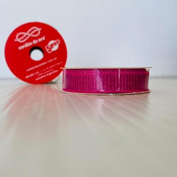 CINTA BABY GROSS LUREX FUCSIA