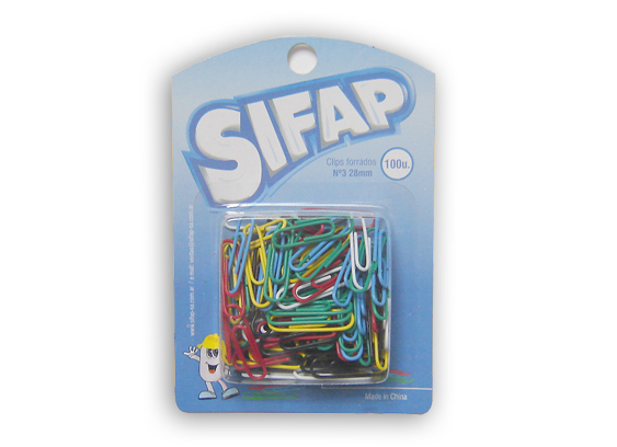 Clips forrado n3 x100u (t/s) 