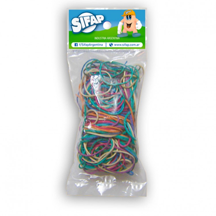 Bandas elasticas color 100g