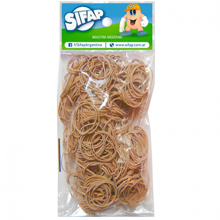 Bandas elasticas natural 250g