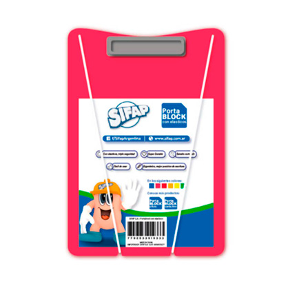 Placa porta block ergonomica a4