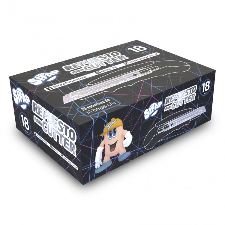 Repuesto para cutter de 18mm x 10