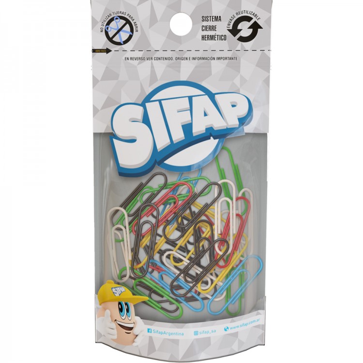 Clips forrados n6 x50 (doypack)