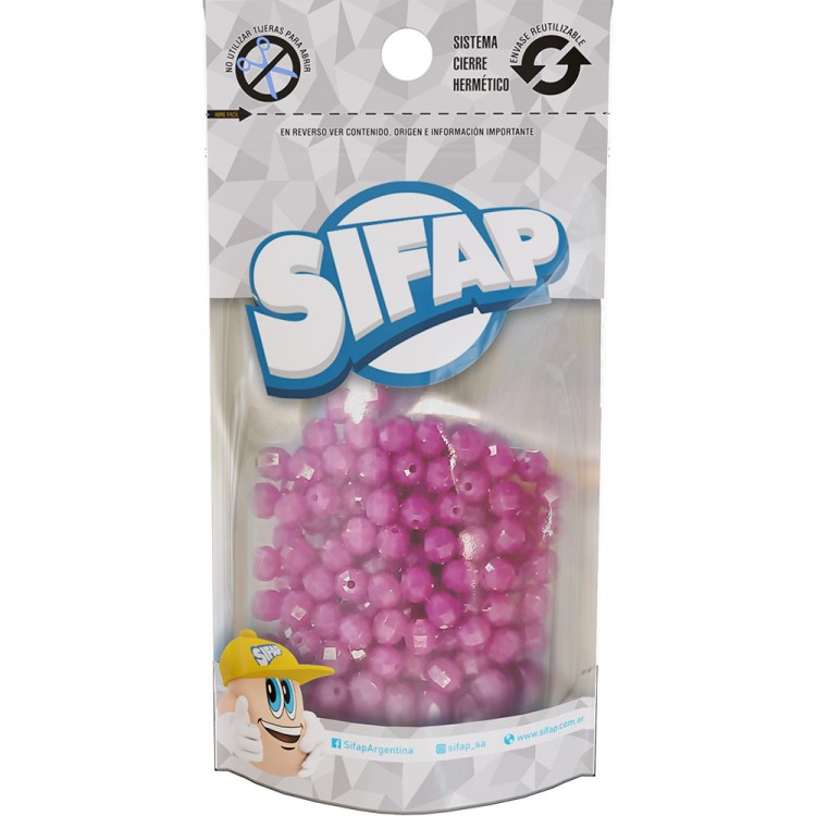 Biju - bola faceteada (nº6) violeta