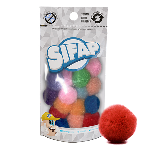 Pompones de felpa surtido clasico 1