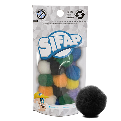 Pompones de felpa surtido clasico 2
