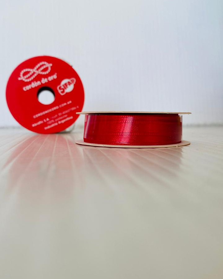 CINTA DE TELA ROJO Nº1