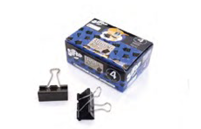 BINDER 4 NEGRO x12 uds. (41 mm)  POTE 