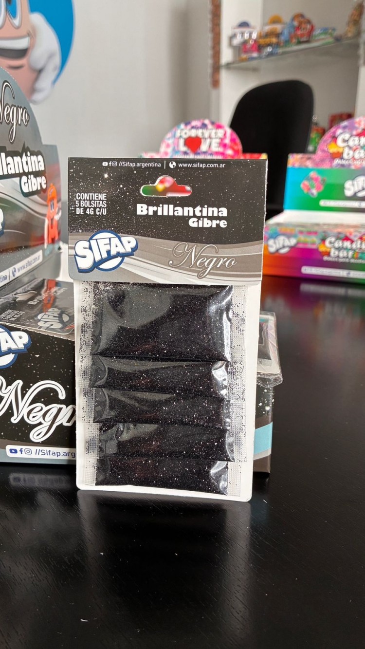 Brillantina Gibre Negro