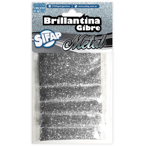 Brillantina gibre metal x5u 4g